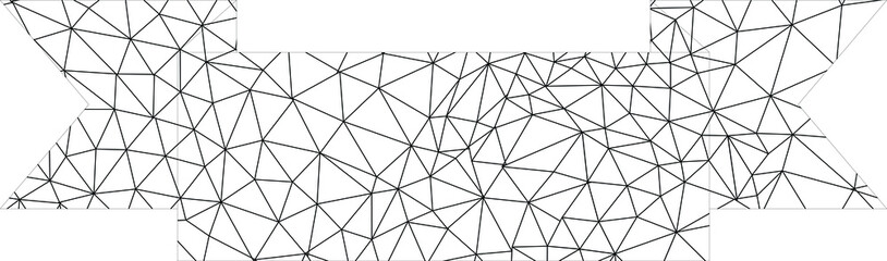 Obraz premium low poly vector illustration of a Frame.