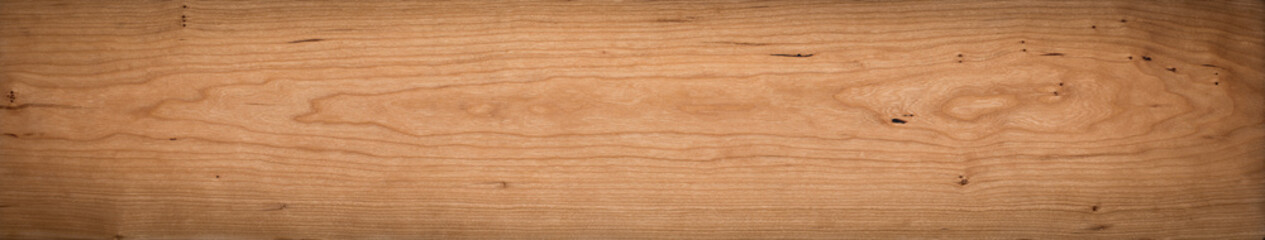 Long and wide wooden texture panoramic background. Wooden planks natural texture, cherry wood long plank texture background.