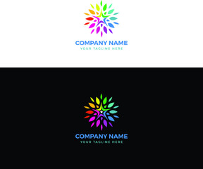 Fototapeta na wymiar Community Logo-Global Community Logo Icon Elements Template.