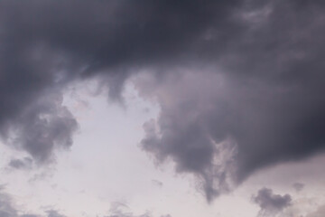 Sky on a stormy day