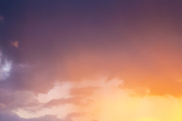 Obraz premium Dramatic sunset sky