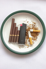 cigarette and cigarettes