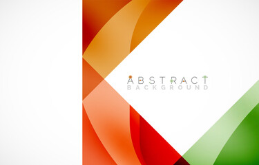 Minimal background. Abstract square shape with round corners created with wavy forms. Vector Illustration For Wallpaper, Banner, Background, Landing Page