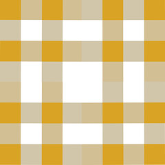 Orange and yellow tartan pattern
