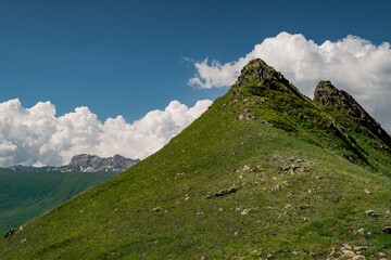 mountain landscape with sky