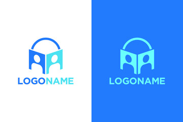 People logo design. Very suitable various business purposes also for symbol, logo, company name, brand name, icon and many more.