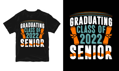 Graduating class of 2022 senior t-shirt designs