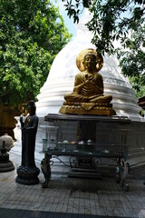 Sacred stupa at the Gangaramaya temple in Colombo