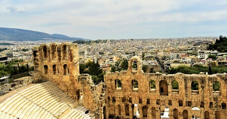 Fototapeta premium Athens Acropolis ruins