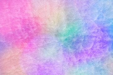 繊維質な紙_虹色タイダイ