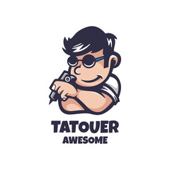 Illustration vectror graphic of Tatouer, good for logo design