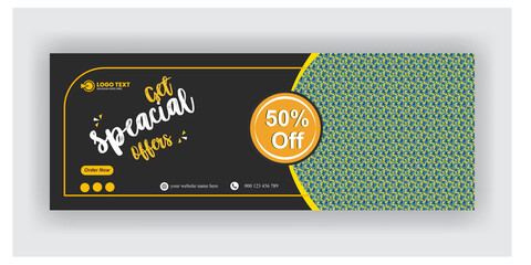 Restaureant facebook Cover design