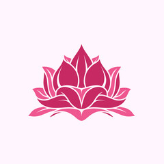 Abstract lotus flower logo. Abstract lotus flower for jewelry design, beauty products, health and more.