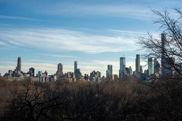Fototapeta na wymiar Newyork, USA, Winter in the city. 