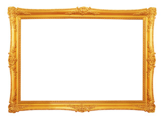 Gold vintage frame