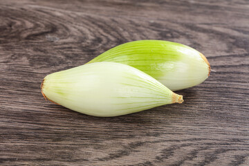 Ripe and tasty shallot onion