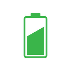 Battery icon design template vector isolated