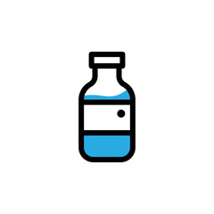 Vial icon design template vector isolated