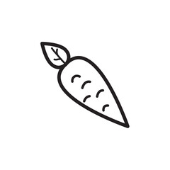 carrot icon design vector templates white on background