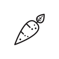 carrot icon design vector templates white on background
