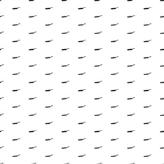 Square seamless background pattern from black pan symbols. The pattern is evenly filled. Vector illustration on white background