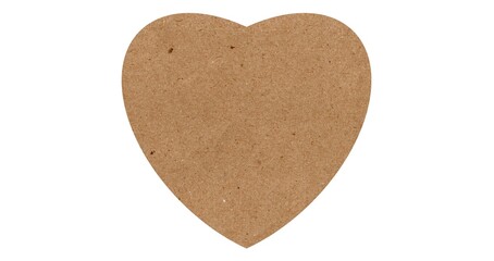 Kraft Paper heart shape for Background