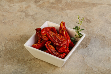 Sun-dried tomato in olive oil