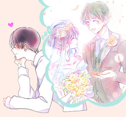 結婚を夢見る男性