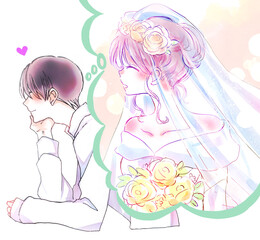 結婚を夢見る男性