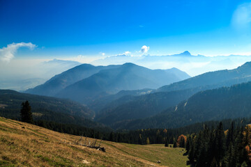 Obraz premium fall in the Julian Alps
