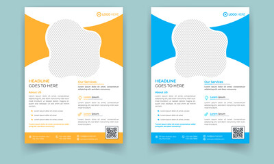 Flyer Design, Flyer Template, corporate Flyer, Business Flyer Design Template, Poster,  