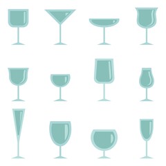 glass glasses for alcohol set