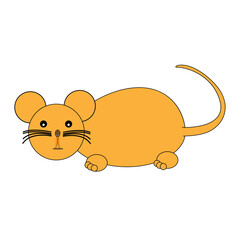 illustration design of a mouse with some various concept design