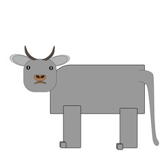 cow design illustration with multiple designs of various styles
