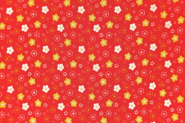 背景素材｜和柄（花柄）