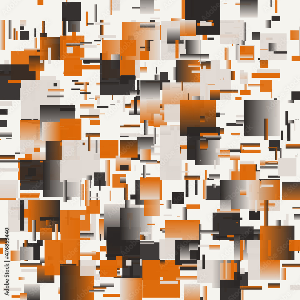 Poster glitch art pattern design made with abstract noise vector graphics