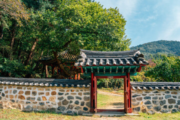 Uam Historic Park in Daejeon, Korea