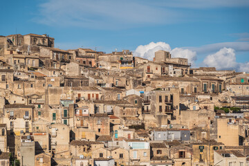Wonderful View of Modica City Centre, Ragusa, Sicily, Italy, Europe, World Heritage Site