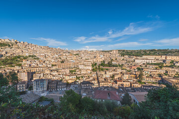 Fototapeta premium Wonderful View of Modica City Centre, Ragusa, Sicily, Italy, Europe, World Heritage Site
