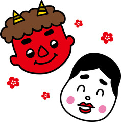 節分のアイコンセット