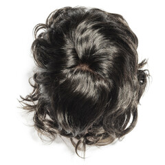 wavy black human hair weaves extensions toupee wigs