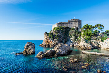 Fototapeta na wymiar Fort Lovrijenac Dubrovnik Croatia