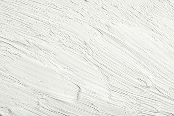Texture of white oil paint as background, closeup