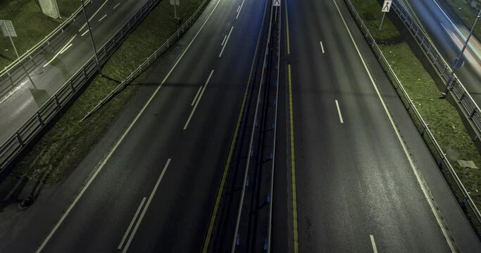 Timelapse of E39 road in Stavanger.
