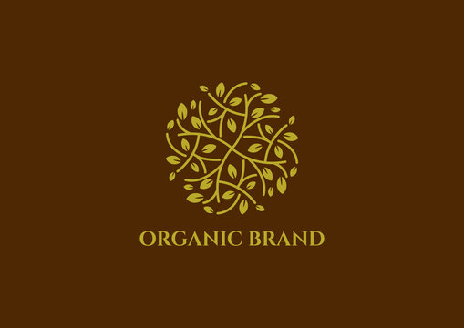 Organic logo design concept