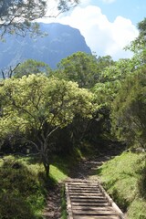 Roof of indian Océan. Piton des neiges et sentier du cirque de Mafate, île de la Réunion