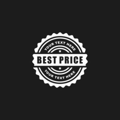 Fototapeta na wymiar Best price stamp seal icon vector illustration