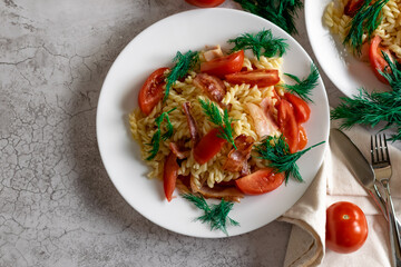 pasta with tomato sauce