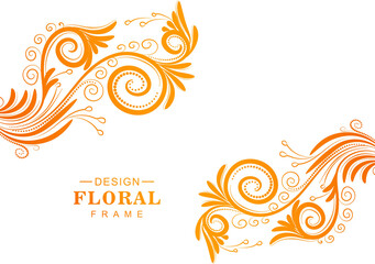 Beautiful decorative colorful floral background