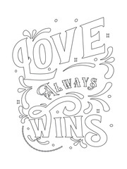 motivational Quotes coloring page .love Quotes coloring page.